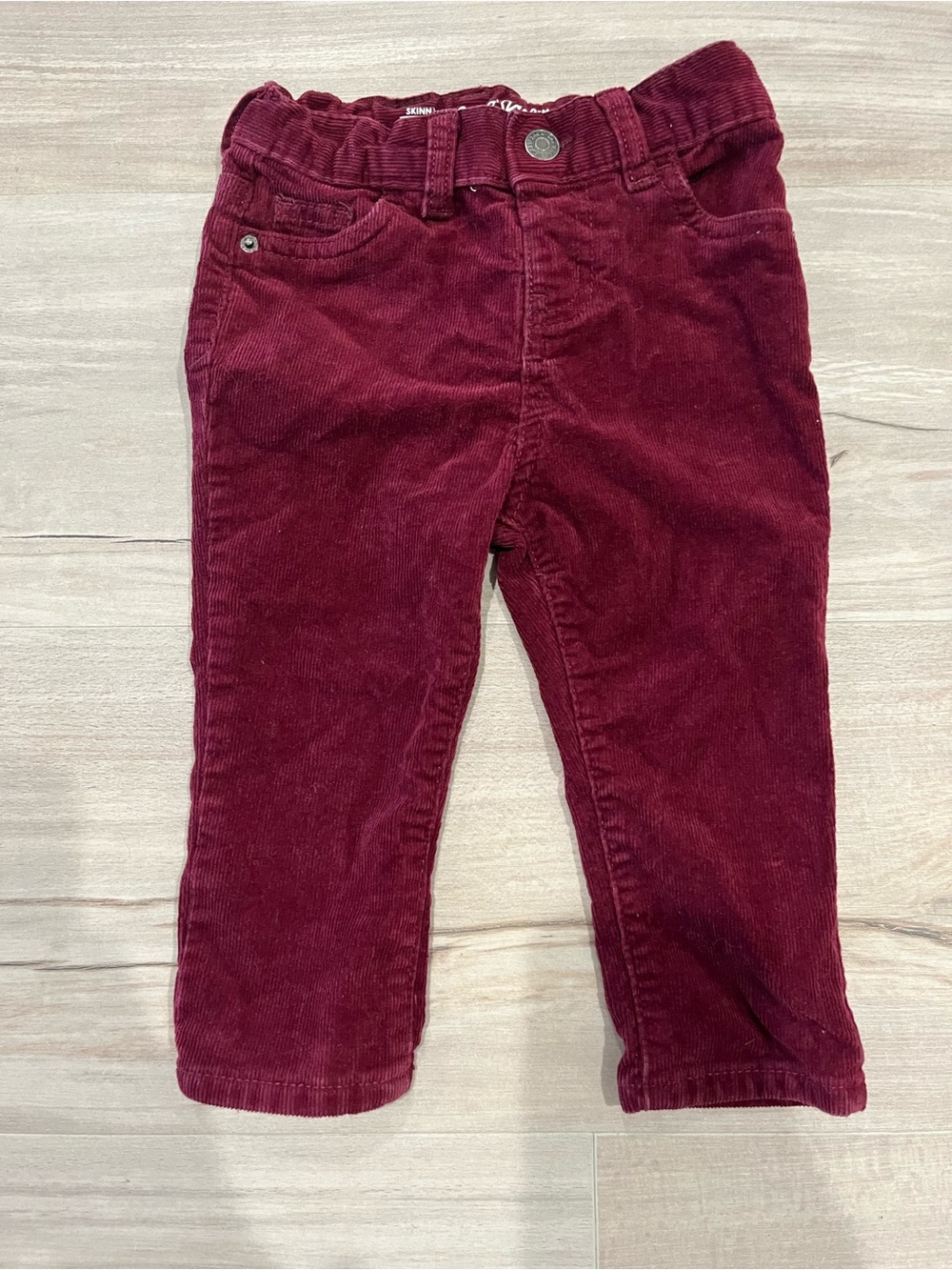 Cat & Jack Burgundy Corduroy Kids Pants